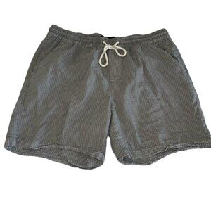 RSQ Mens Cotton Pull On Shorts L Gray Made In Bangladesh